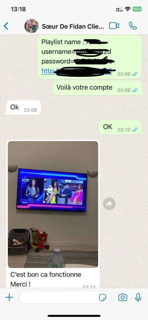 iptvtour 5 star customer satisfaction WhatsApp chat screenshot 6